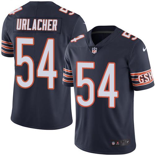 Nike Bears #54 Brian Urlacher Navy Blue Team Color Youth Stitched NFL Vapor Untouchable Limited Jersey - Click Image to Close